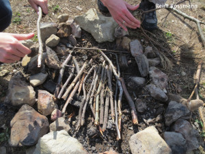 Bushcraft Feuerstelle richtig